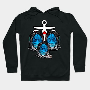 Blue monster Hoodie